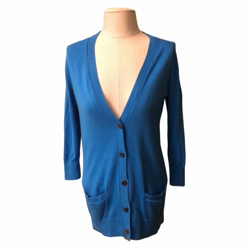 Gap blue V-neck cardigan size: X-Small
